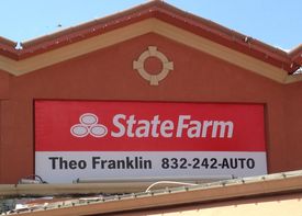 State farm wall sign