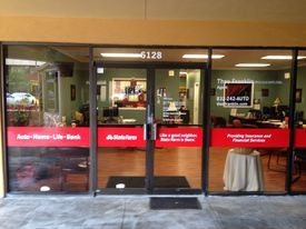 State farm window sign