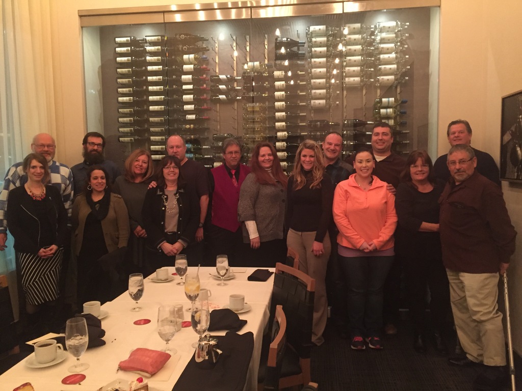 Team holiday photo