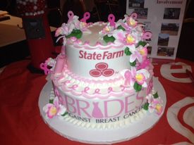 Wedding cake brides against breat cancer 3 13