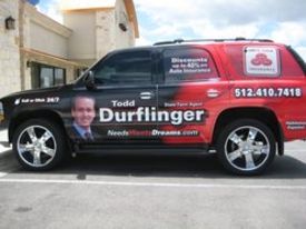 Wrapped truck