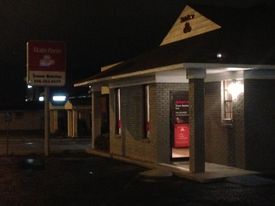 Office photo at night